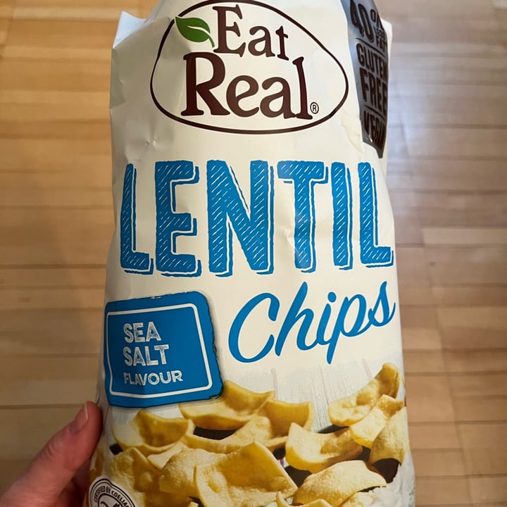 photo of Eat Real Lentil Chips Sea Salt Flavour shared by @miland on  25 Apr 2022 - review