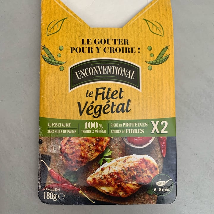 photo of Unconventional Filetti Vegetali 0% Pollo 100% Gusto - Plant Based Fillet shared by @inesr on  23 Jan 2023 - review