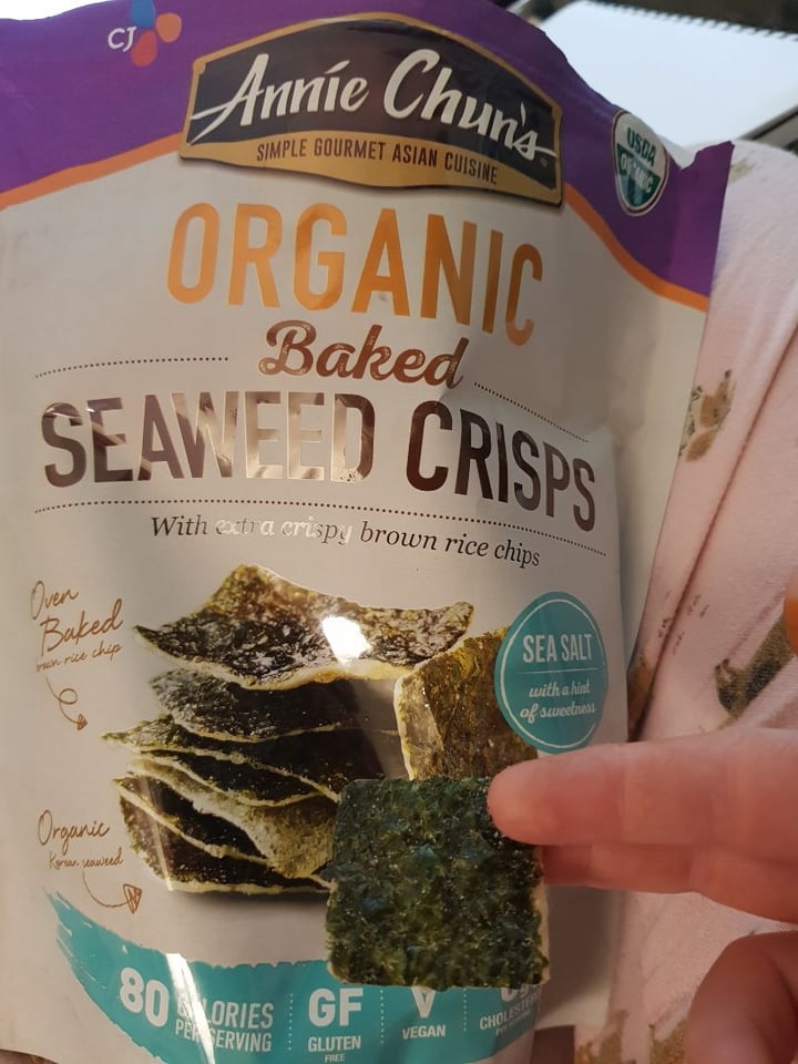 photo of Annie Chun's Baked Seaweed Crisps shared by @sofihuasteca on  23 Feb 2020 - review