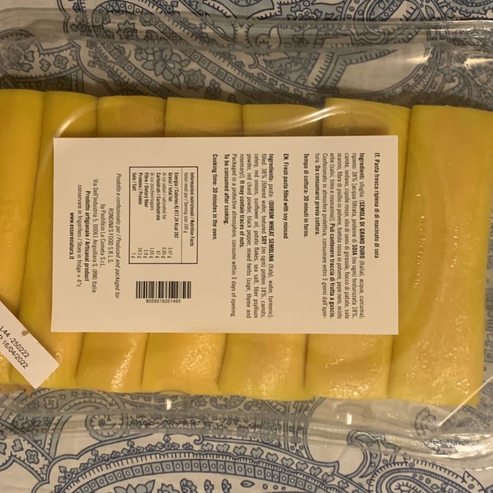 review photo of Fermaggio Cannelloni ripieni di macinato di soia shared by @rori24 on 14 Mar 2022 - review