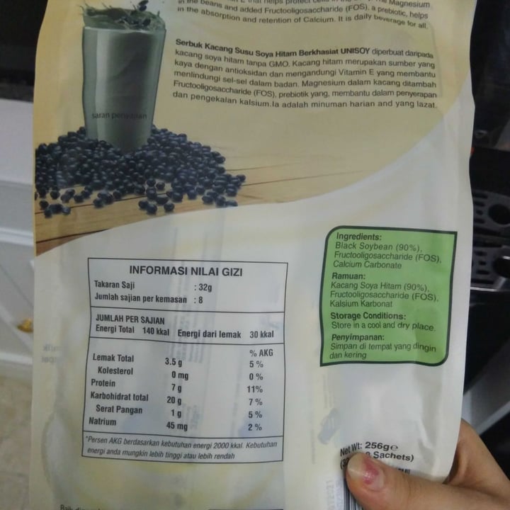 photo of Unisoy UNISOY Nutritious Black Soy Milk Powder shared by @minyowijaya on  28 Apr 2020 - review