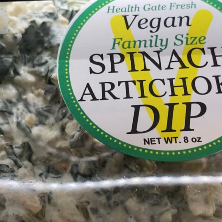 review photo of Health Gate Fresh Spinach Artichoke Dip shared by @palmoilfree on 14 Jun 2021 - review