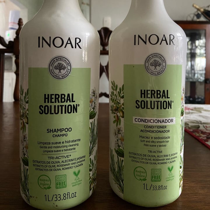 review photo of Inoar herbal solution shampoo e condicionador shared by @nicolevp12 on 14 Sep 2022 - review
