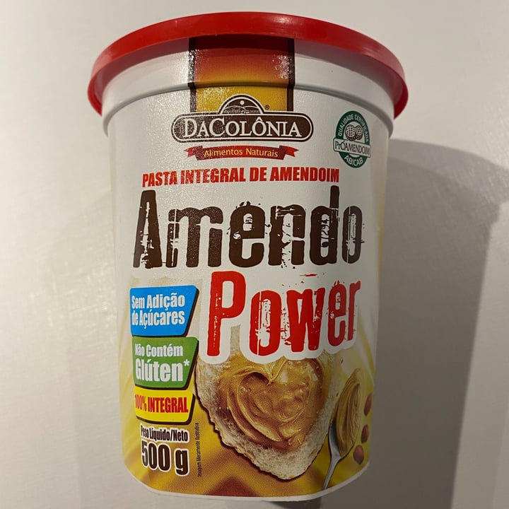 photo of DaColônia Pasta de Amendoim Integral shared by @carolsch on  19 Jul 2021 - review