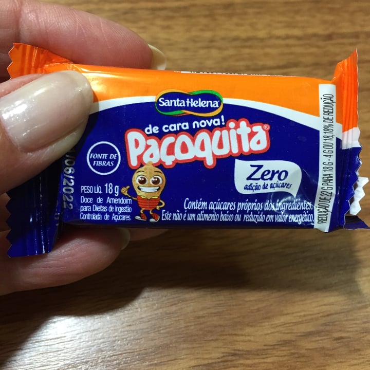 review photo of Santa Helena Paçoquita Zero Açúcar shared by @simonejaya on 28 Apr 2022 - review