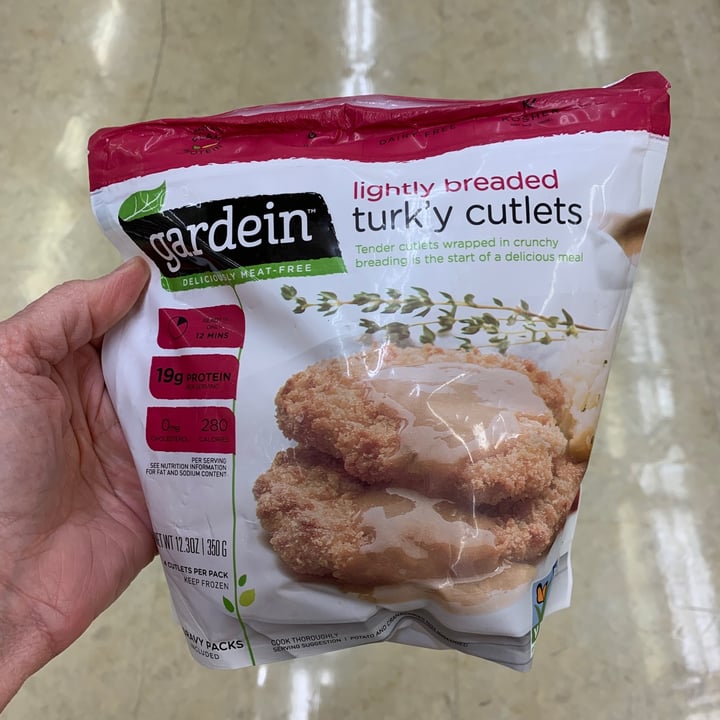 photo of Gardein Lightly Breaded Turky Cutlets shared by @sandyvilletti on  19 Jan 2021 - review