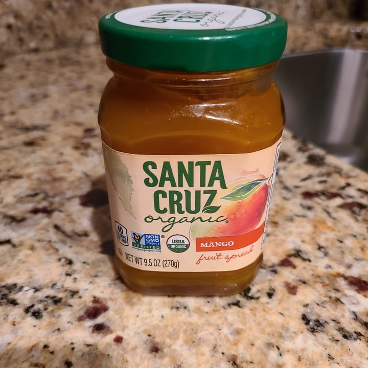 photo of Santa Cruz Organic Mango fruit spread shared by @michmtz09 on  14 Oct 2020 - review