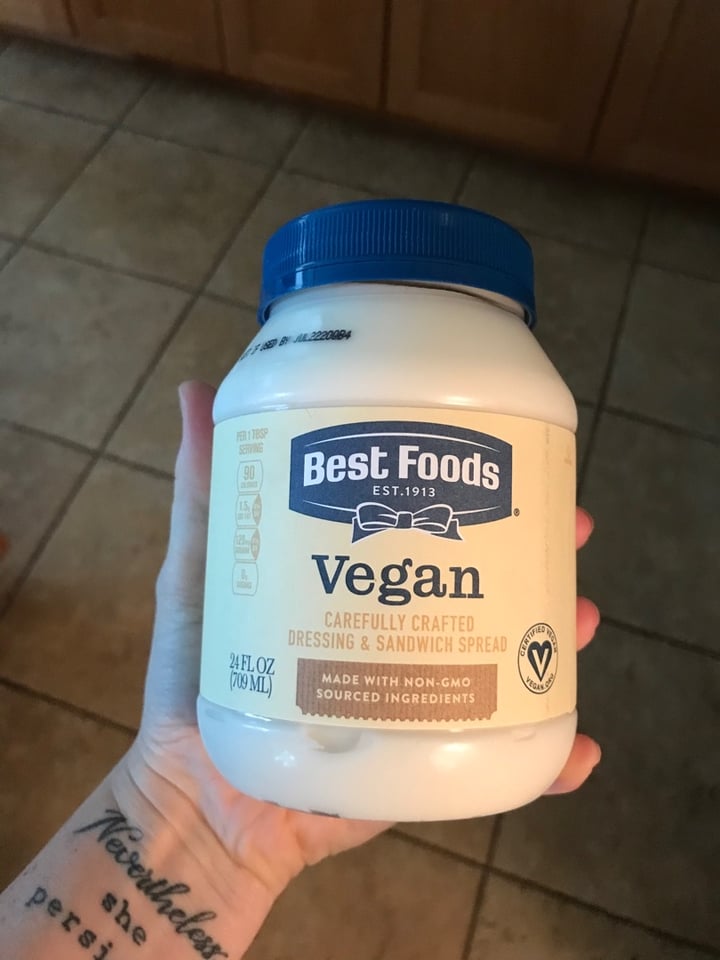 photo of Best foods Vegan Dressing and Spread shared by @steelefamily on  15 Jan 2020 - review