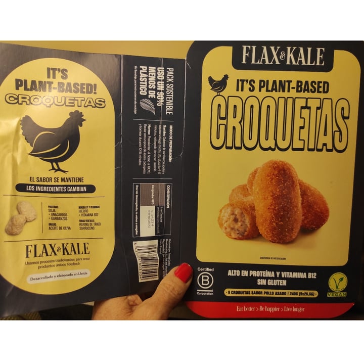 photo of Flax & Kale Croquetas shared by @rubiveg1 on  17 Nov 2021 - review