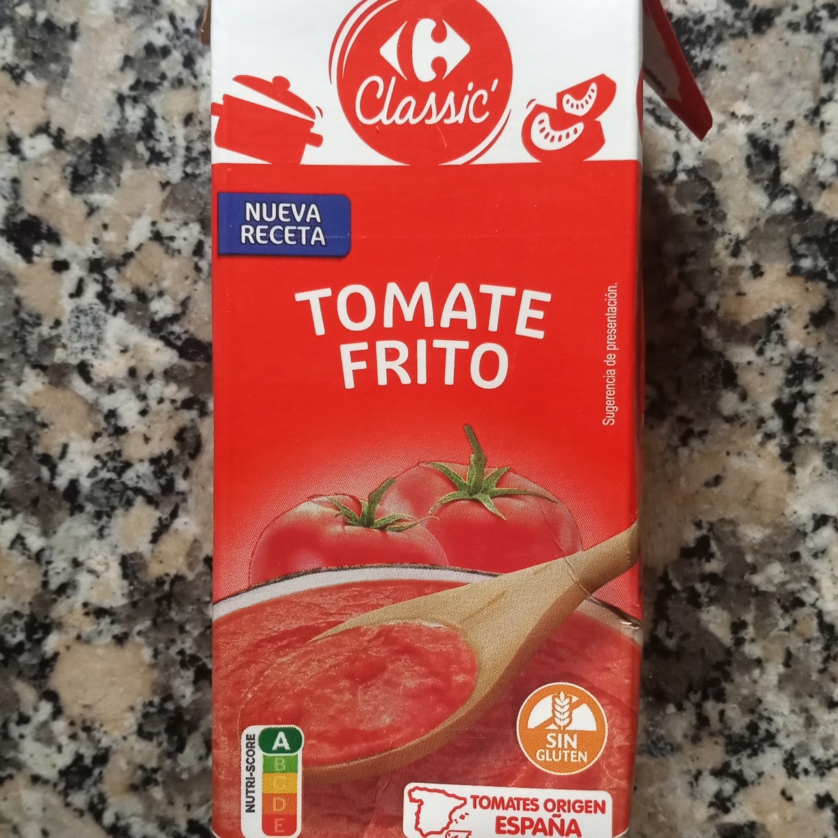 Tomate frito Carrefour brik 390 g.