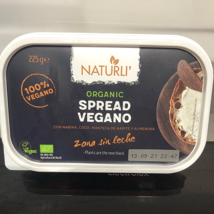 photo of Naturli' Organic Spread Vegano shared by @loula on  14 Jul 2021 - review