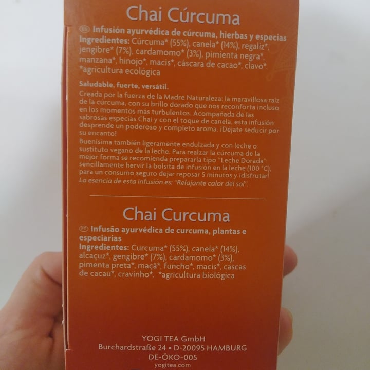 review photo of Yogi Tea Organic Curcuma chai shared by @livelikevegansss on 14 Sep 2020 - review