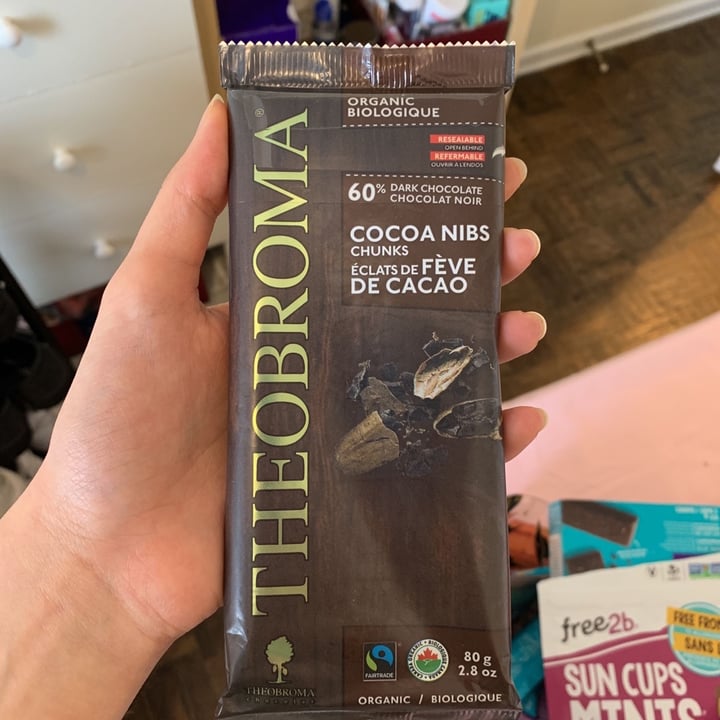 review photo of Theobroma Chocolat Theobroma 60% Dark Chocolate With Cocoa Nibs Chunks shared by @perlabashmanian on 13 Apr 2020 - review