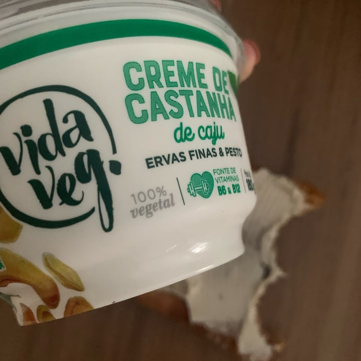 photo of Vida Veg Creme de Castanha de Caju com ervas finas shared by @danibatista on  08 Oct 2022 - review