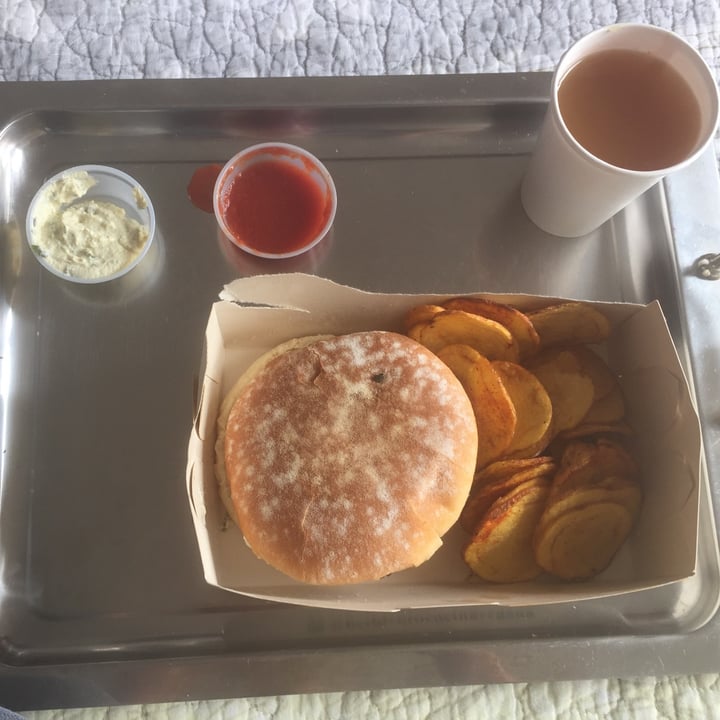 review photo of Herbívoro restaurante vegano Hamburguesa De Falafel shared by @isavans1 on 27 Mar 2021 - review
