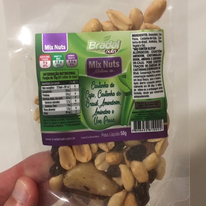 photo of Bradal nutri Mix nuts shared by @tamirishp on  13 Mar 2022 - review