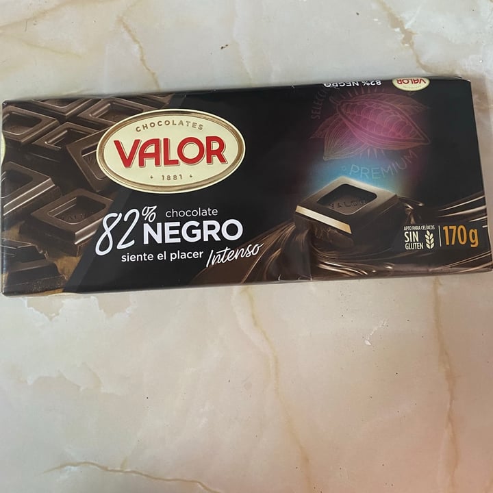 photo of Valor Chocolate 82% cacao shared by @evalucohen on  01 Nov 2020 - review