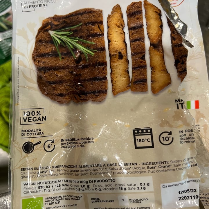 review photo of Mediterranea BioVeg Seitan rustico shared by @fedepa on 31 Mar 2022 - review