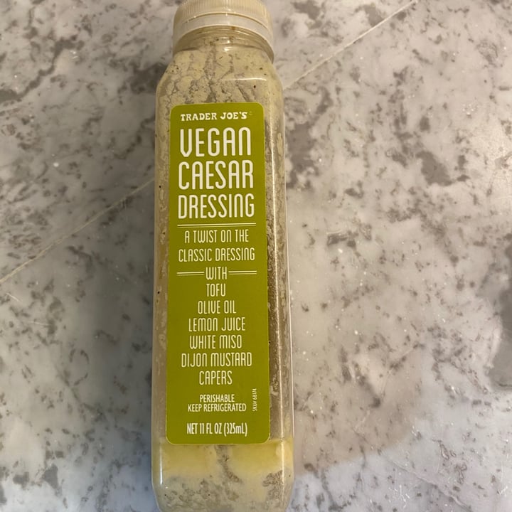photo of Trader Joe's Vegan Caesar Dressing shared by @kassyttime on  02 Jun 2021 - review
