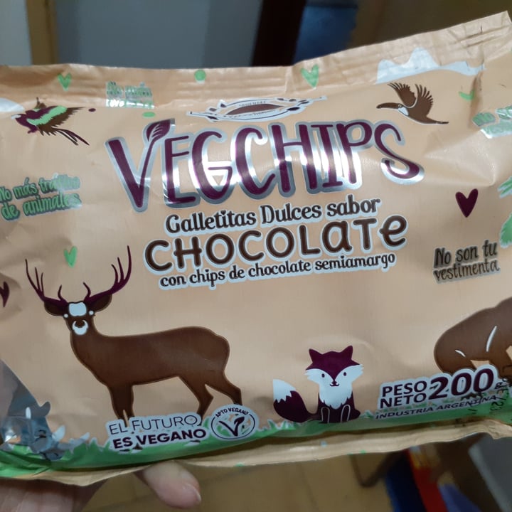 photo of Un Rincón Vegano Vegchips Galletitas Dulces sabor Chocolate shared by @nataliacorbella on  17 May 2020 - review