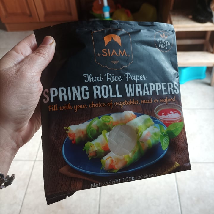 photo of de Siam Spring roll wrappers shared by @silviascanavacca on  30 Dec 2021 - review