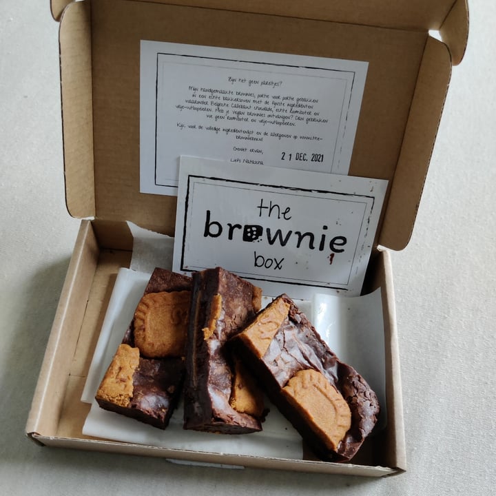photo of The brownie box Speculoos vegan brownie shared by @dev17 on  26 Dec 2021 - review