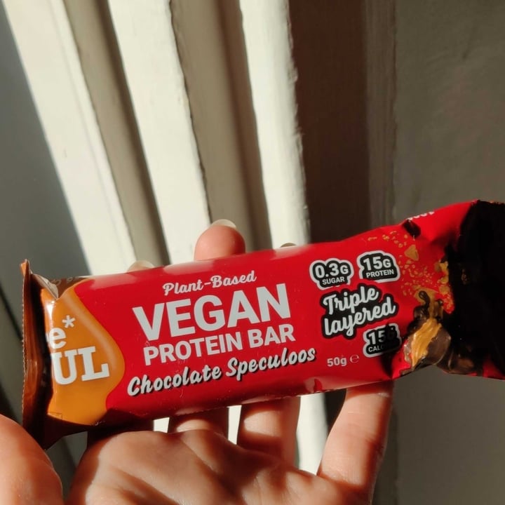review photo of Free Soul Vegan Protein Bar Chocolate Speculoos shared by @hummuswhore on 31 Jul 2022 - review