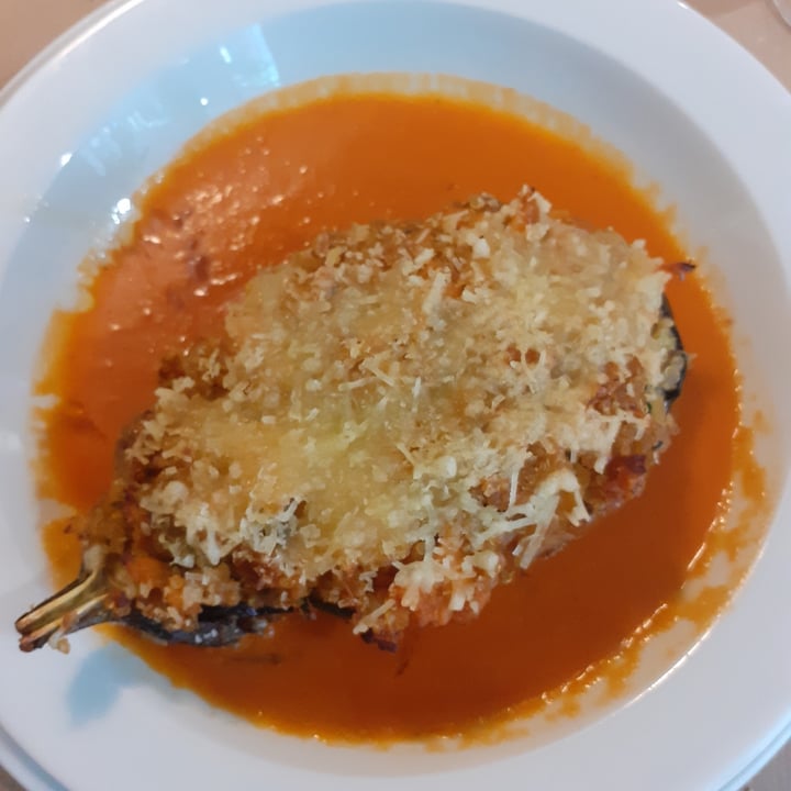 photo of Restaurant l'Hortet Berenjena Rellena Con Quinoa Y Queso Vegano shared by @nuvi on  03 Aug 2022 - review