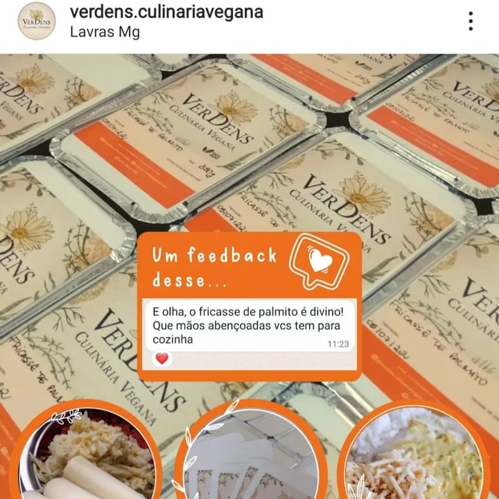 review photo of verdens.culinariavegana Fricasse De Palmito shared by @andreia08 on 07 Aug 2022 - review