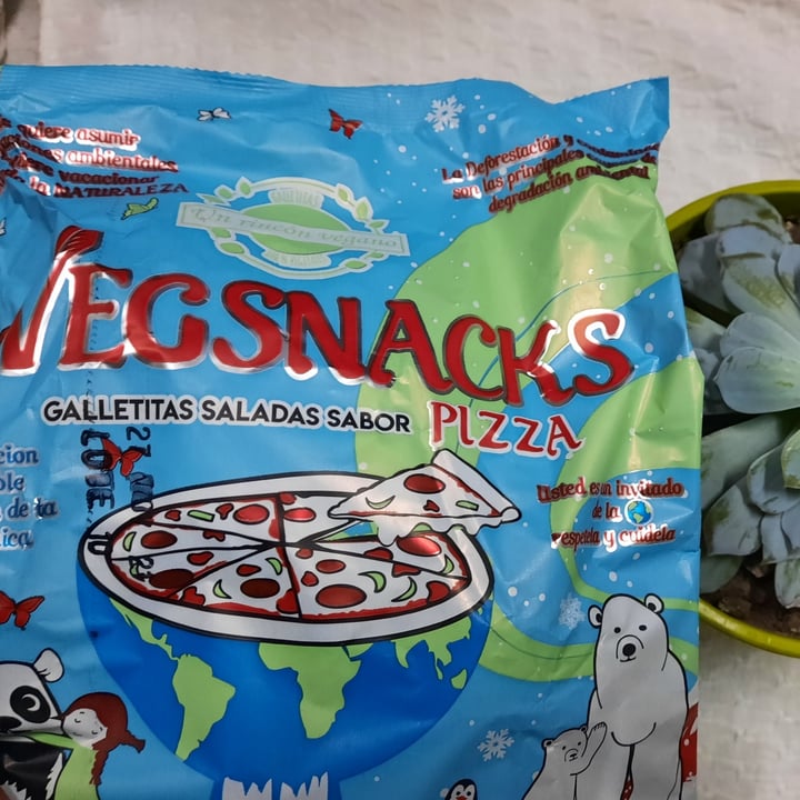 review photo of Un Rincón Vegano Vegsnacks Galletas Saladas sabor Pizza shared by @julietaquispe on 11 Nov 2021 - review