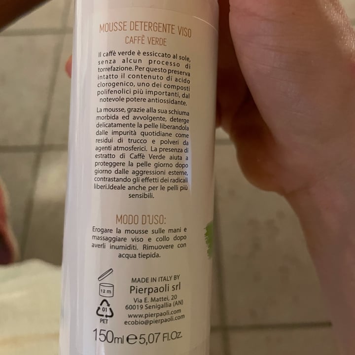 photo of Ekos personal care Mousse Detergente Viso Caffè Verde shared by @mickfan on  16 May 2022 - review