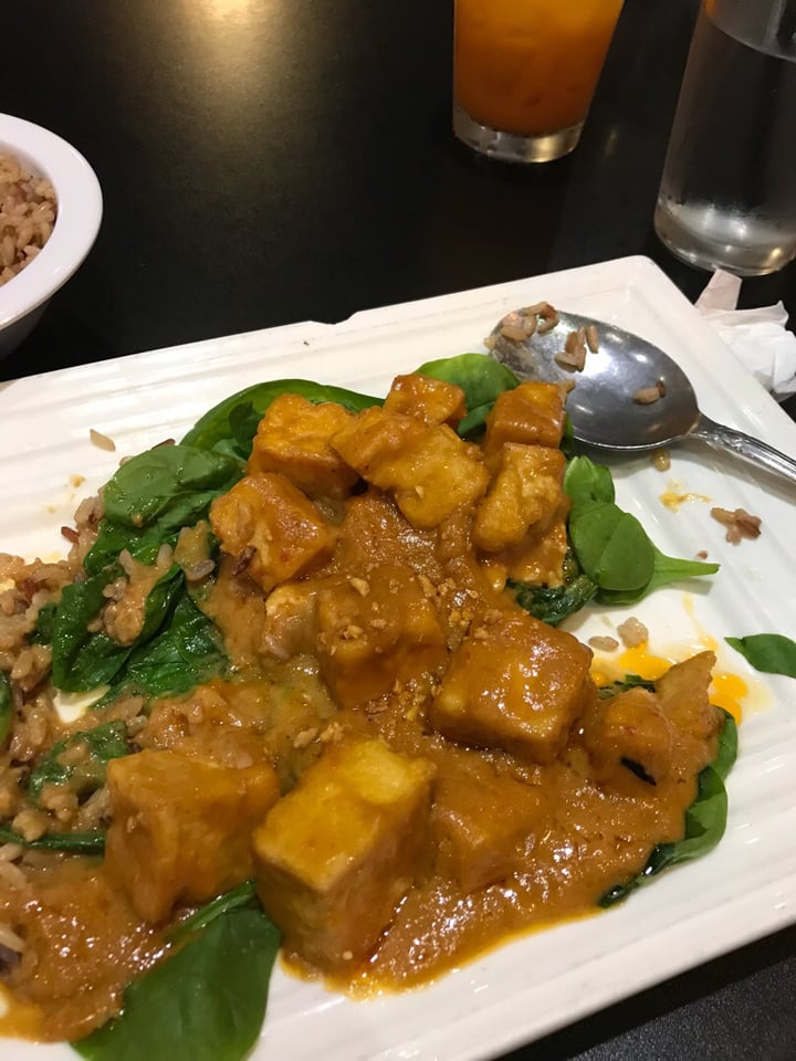 photo of Blue Mango Pra Ram with Fried Tofu shared by @camlho on  18 Jun 2018 - review