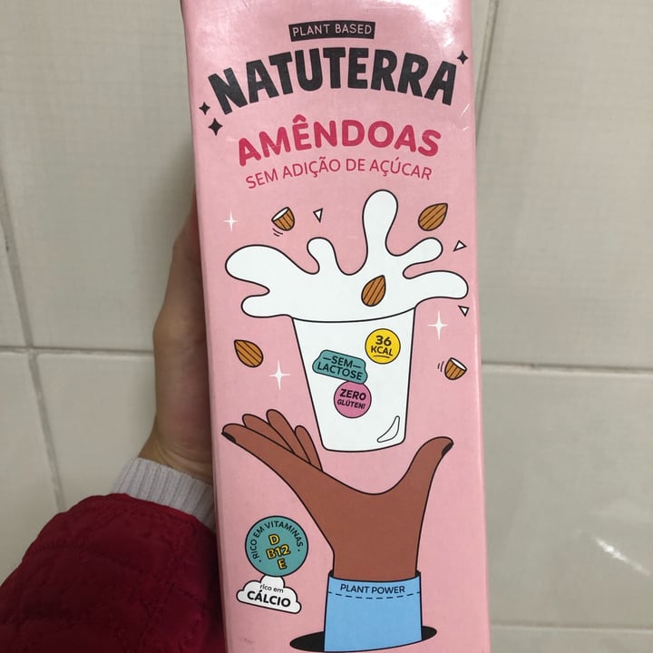 photo of Natuterra Bebida de amêndoas shared by @monalisatc on  28 Aug 2022 - review