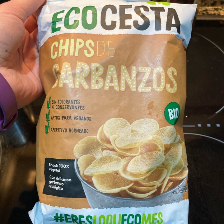 photo of Ecocesta Chips de garbanzo shared by @marujis on  02 Dec 2022 - review