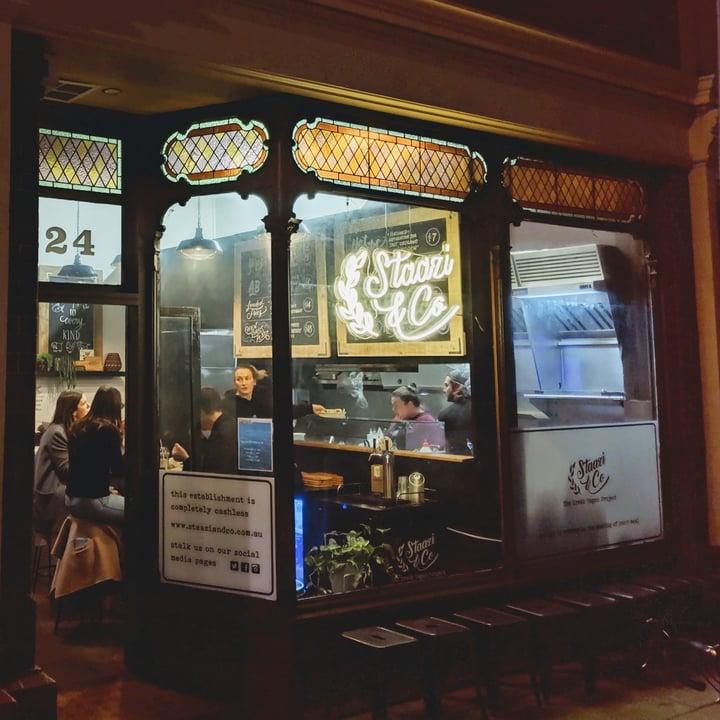 review photo of Staazi & Co - The Greek Vegan Project Lamb Yiros shared by @jdaffy on 28 Apr 2020 - review
