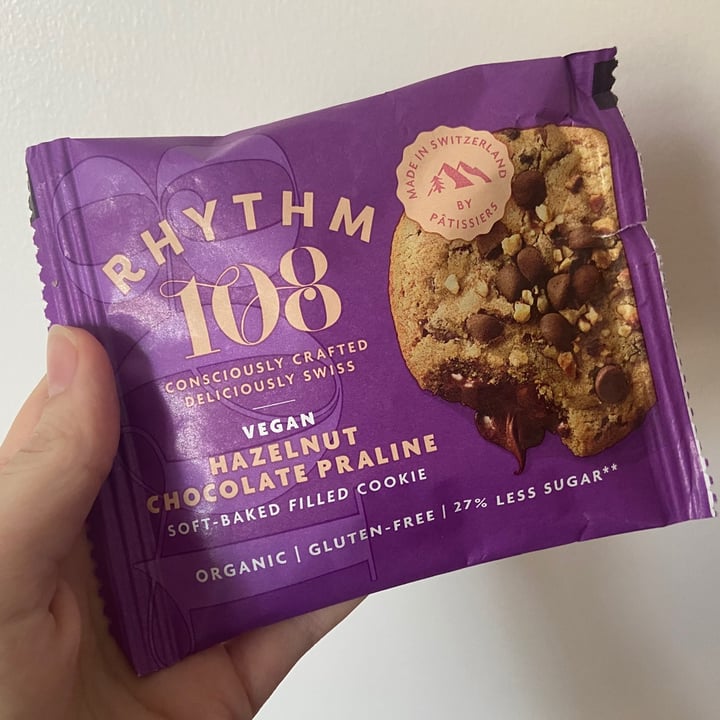 photo of Rhythm 108 Hazelnut chocolate praline soft-baked filled cookie shared by @elizabethmullaney on  15 Jun 2021 - review