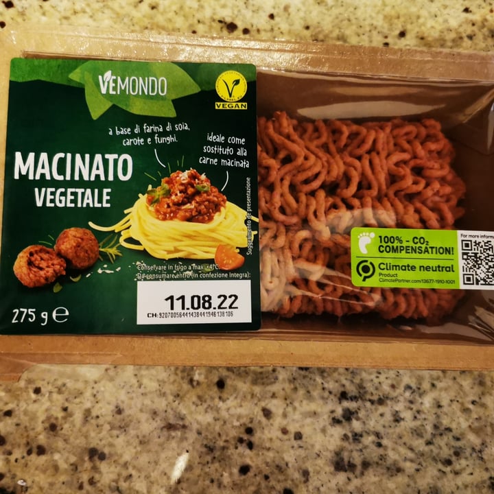 photo of Vemondo  Macinato Vegetale shared by @vanessalibralato on  12 Aug 2022 - review