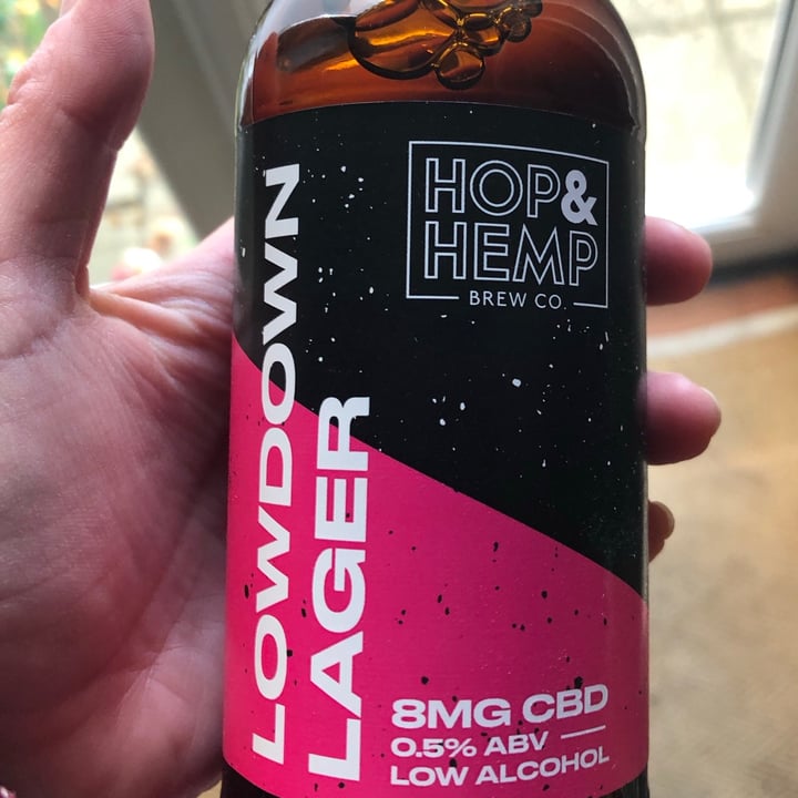 review photo of Hop & hemp Lowdown Lager shared by @greenmin on 27 Jul 2021 - review