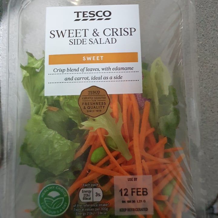 photo of Tesco Sweet Crisp Salad shared by @thrivingjane on  22 Feb 2022 - review