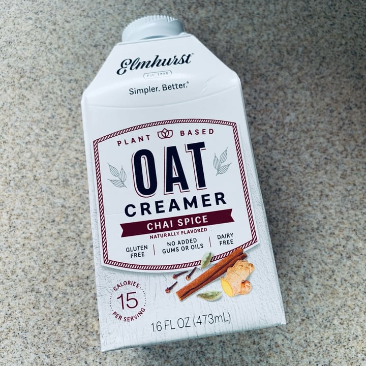 photo of Elmhurst 1925 Chai Spice Oat Creamer shared by @allhess on  02 Apr 2022 - review