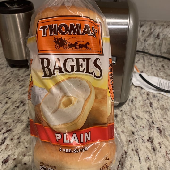 review photo of Thomas’ Plain bagels shared by @porschesimone on 23 Dec 2020 - review