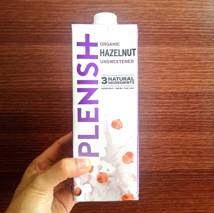 photo of Plenish Organic Hazelnut Unsweetened Milk shared by @raffymabanag on  19 Oct 2021 - review