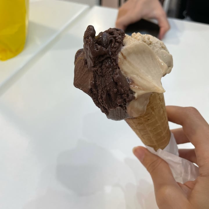 photo of Bougainvillea Vegan chocolate and hazelnut ice cream shared by @theveganent on  12 Oct 2021 - review