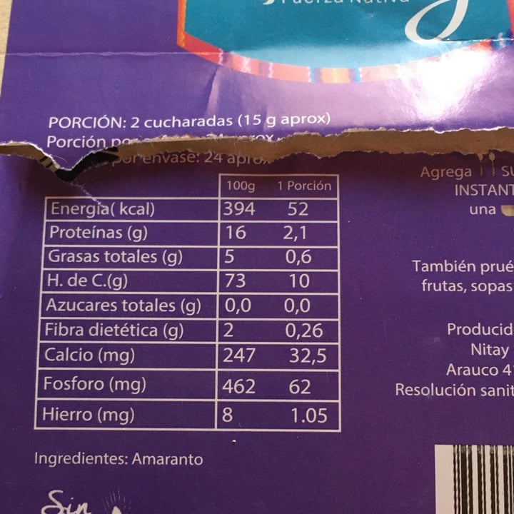 review photo of Nitay Leche de amaranto shared by @pamelie on 15 Oct 2021 - review