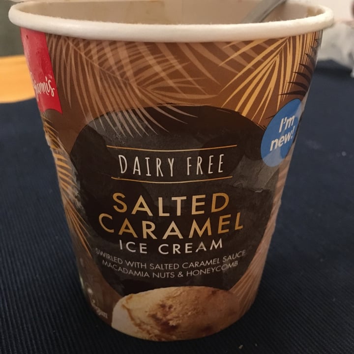 photo of Gianni's Salted caramel ice cream tub shared by @vegarolyn on  11 Aug 2021 - review