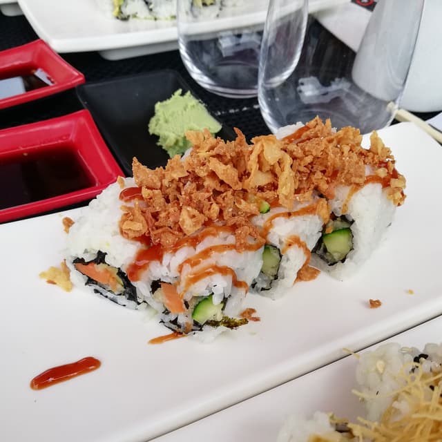 菜肴“Vegan bbq roll”的照片