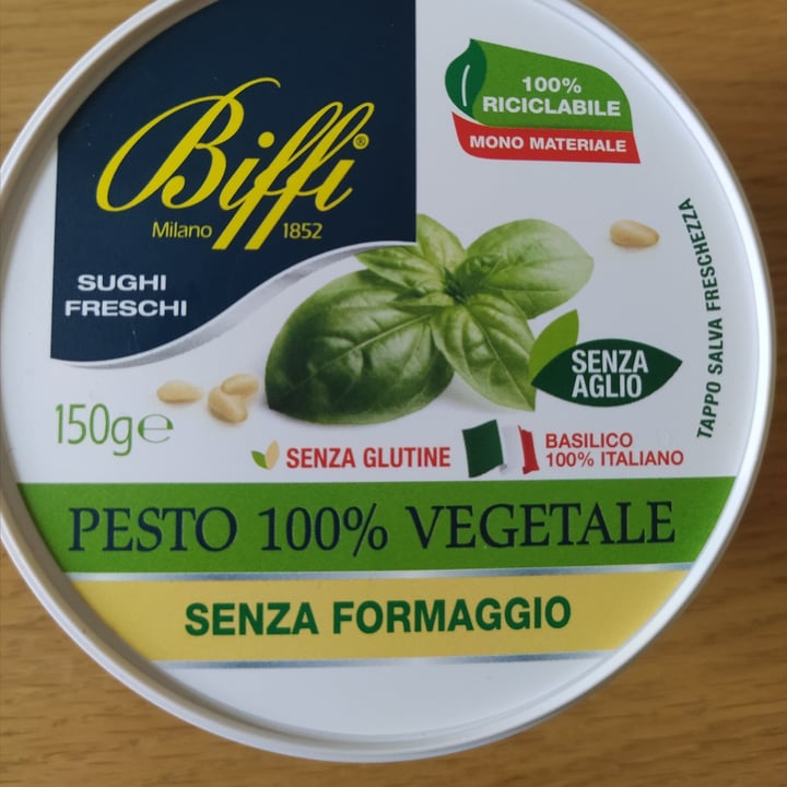 photo of Biffi Pesto 100% Vegetale Senza Formaggio shared by @val31y92 on  06 Jun 2022 - review