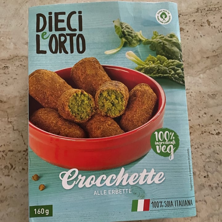 photo of Dieci L'orto Crocchette shared by @chiaraturrini on  14 Apr 2022 - review