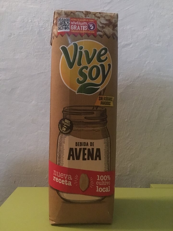 photo of ViveSoy Bebida De Avena sin azucar shared by @beatrizbcn on  27 Jun 2019 - review