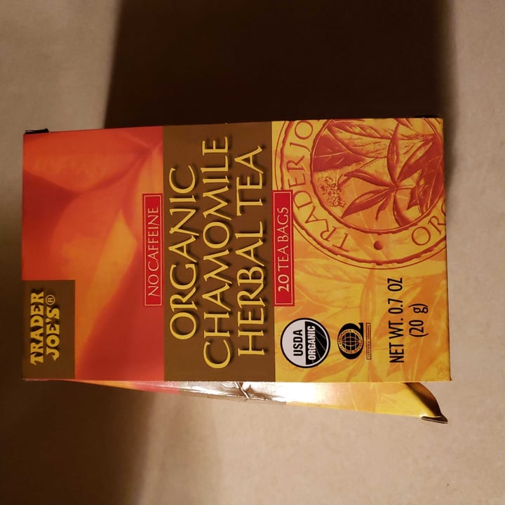 Trader Joe's Organic Chamomile Herbal Tea Review abillion